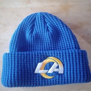 Kids Blue Knit Beanie
